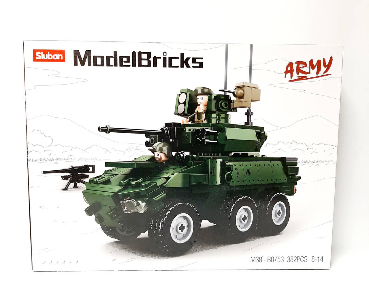 

Конструктор Sluban M38-B0753 "Армія" 382 деталей