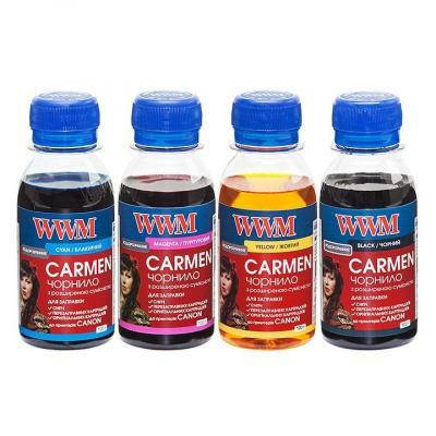 

Чернила WWM для принтера CANON UNIVERSAL, универсальные, комплект 4 x 100мл, (CARMEN.SET-2/ CARMEN/SET.4-2)