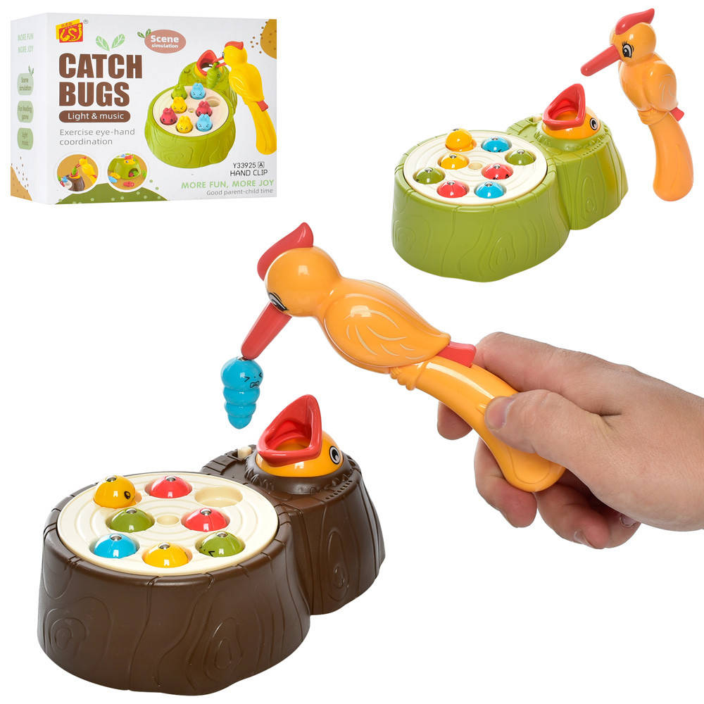 

ИГРА - ЛОГИКА арт.Y33925A-Y33930A Накорми птичку,магнитная, в кор-ке,18-15-9см