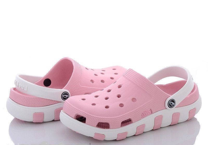 

Сабо женские Luck Crocs Кроксы (светло-розовые) 36, Розовый