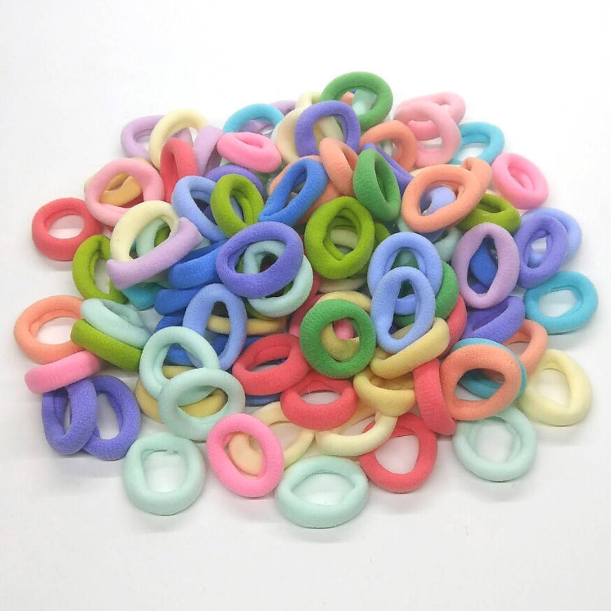 

Резинка для волос "Калуш" микрофибра светлая пастель 2,3см, Разные цвета