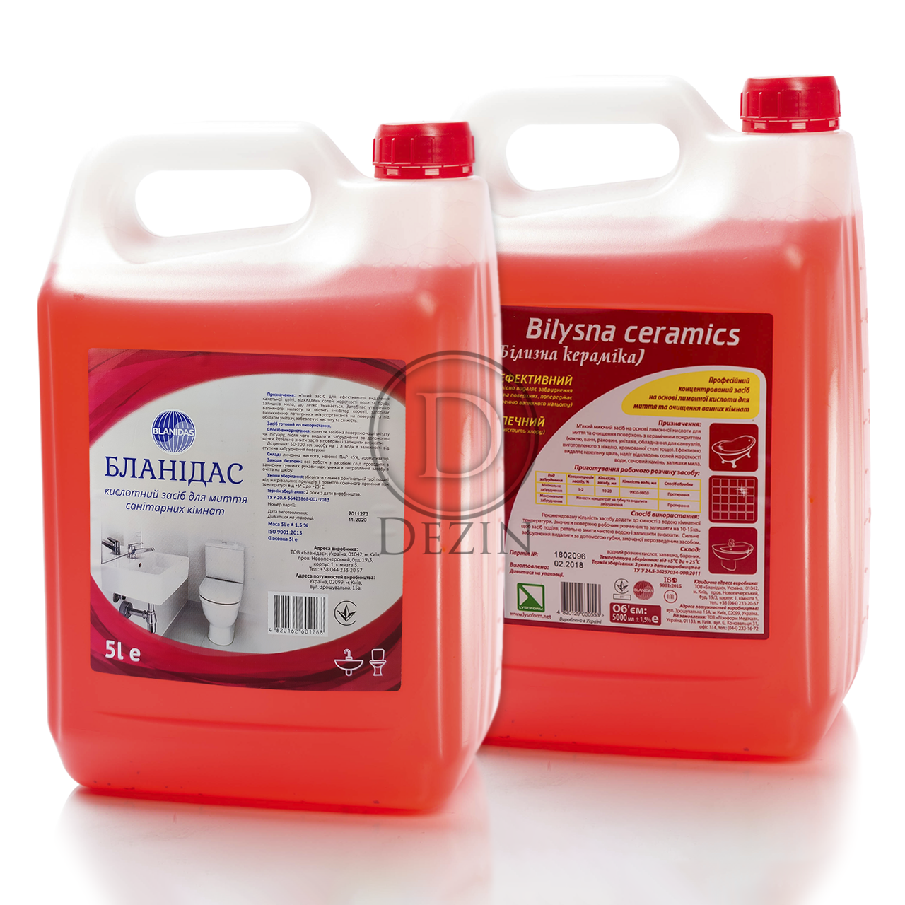 

Бланидас кислотное средство для митья санитарных комнат, 5000 мл