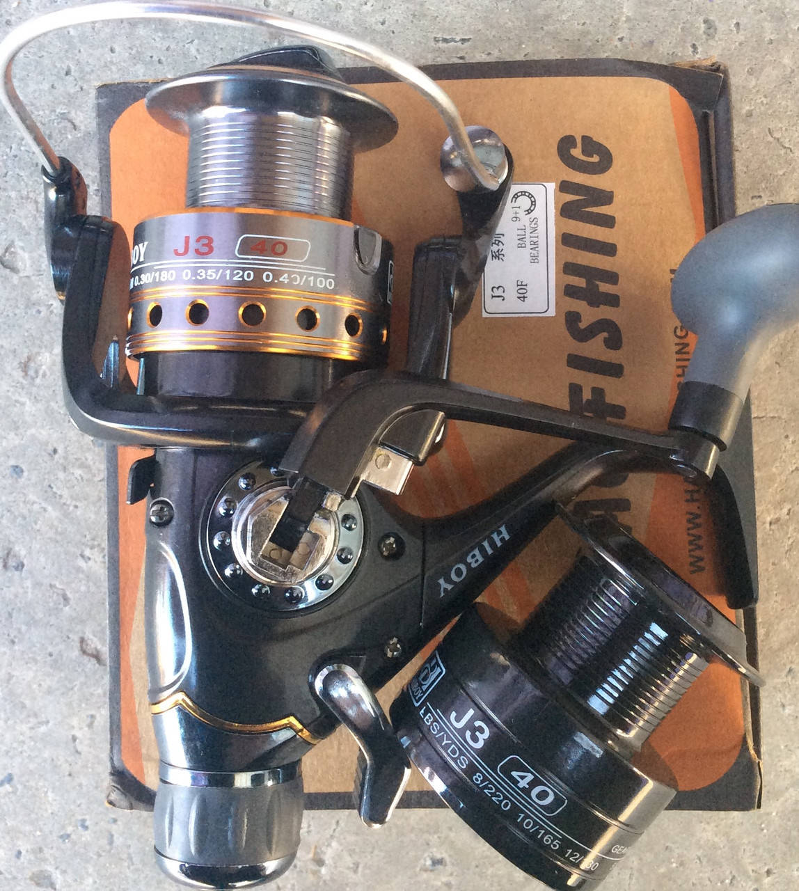 

Катушка с байтранером BoyaBy J3 40, 8+1bb металл