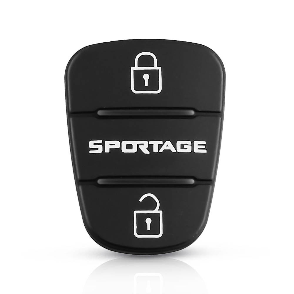 

Резиновые кнопки-накладки на ключ KIA Sportage (КИА Спортейдж) симметрия с лого