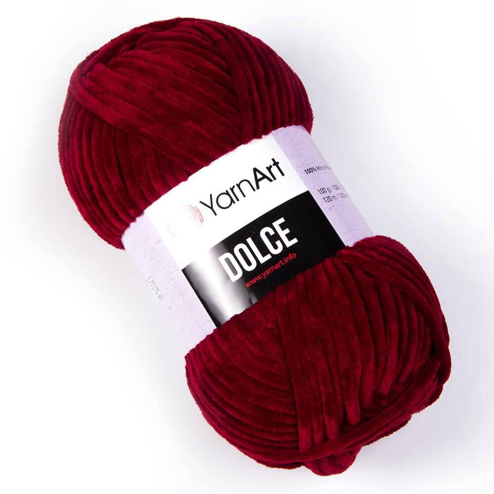

Пряжа YarnArt Dolce 752 бордо