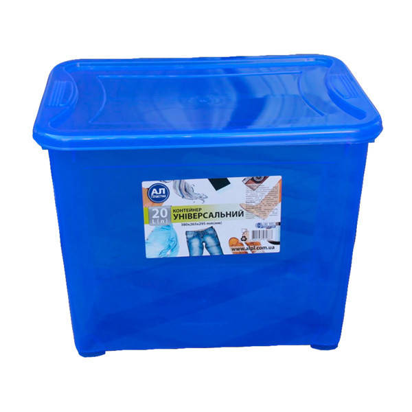 

Контейнер пласт.синий 20л Д38хШ26хГ29см (10шт/уп) Easy Box AL-PLASTIK