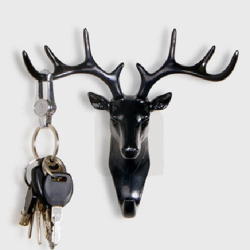 

Крючок декоративный самоклеющийся "Deer" 18.5*17см для ключей/вещей