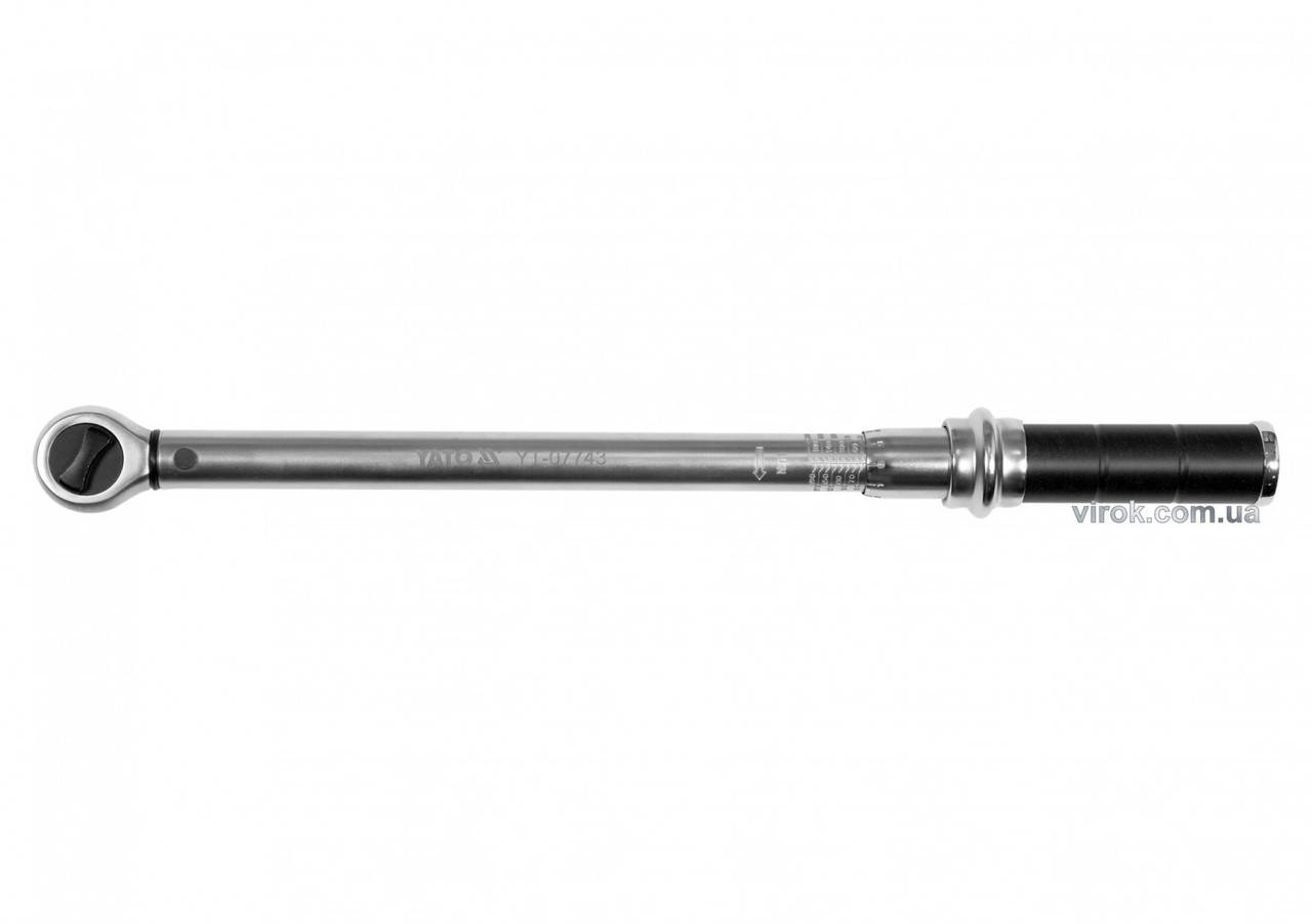 

Ключ динамометрический YATO 1/2" 40-200 Нм 445-465 мм YT-07743