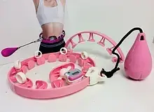 

Умный Хула обруч фитнес для похудения с счетчиком Magic Smart Circle EL 1119 с центробежным шаром-утяжелителем