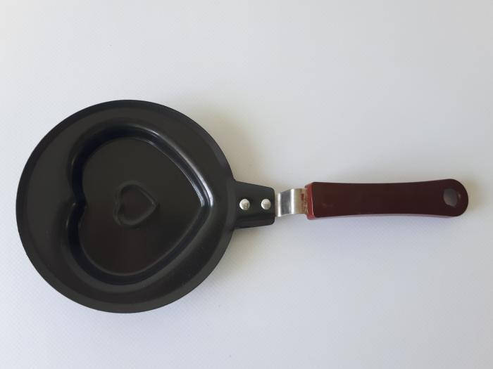 

Сковорода для порционной яичницы Сковородка маленькая с антипригарным тефлоновым покрытием D 12 cm L 26 cm