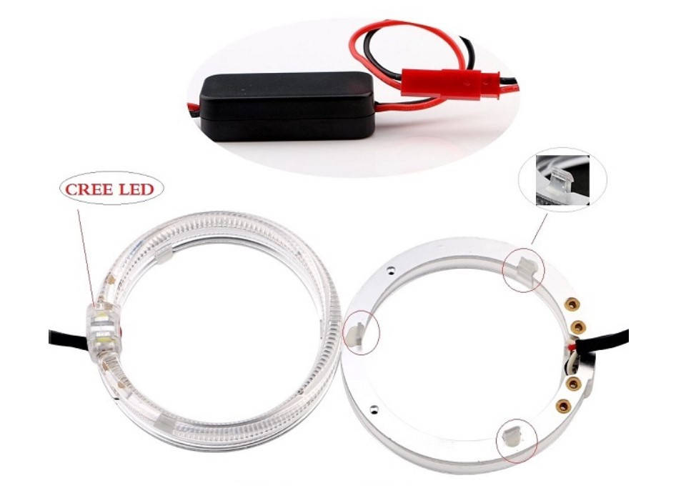 

Светододные LED кольца Ангельские глазки для маски 2,5 Angel Eye круглые