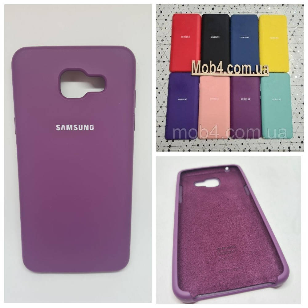 

Брендовый чехол накладка Silicone Cover для Samsung Galaxy (Самсунг) A5 2016, Разные цвета