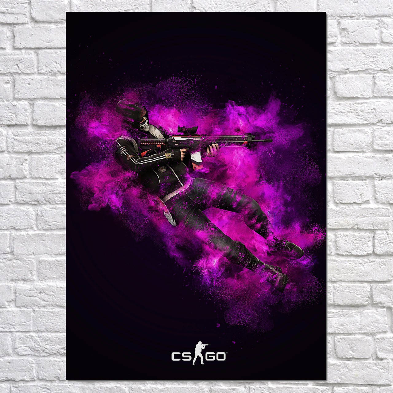 

Плакат "Контрстрайк, Counter-Strike, CS" (артикул 2865) 42, Полуглянец, 30
