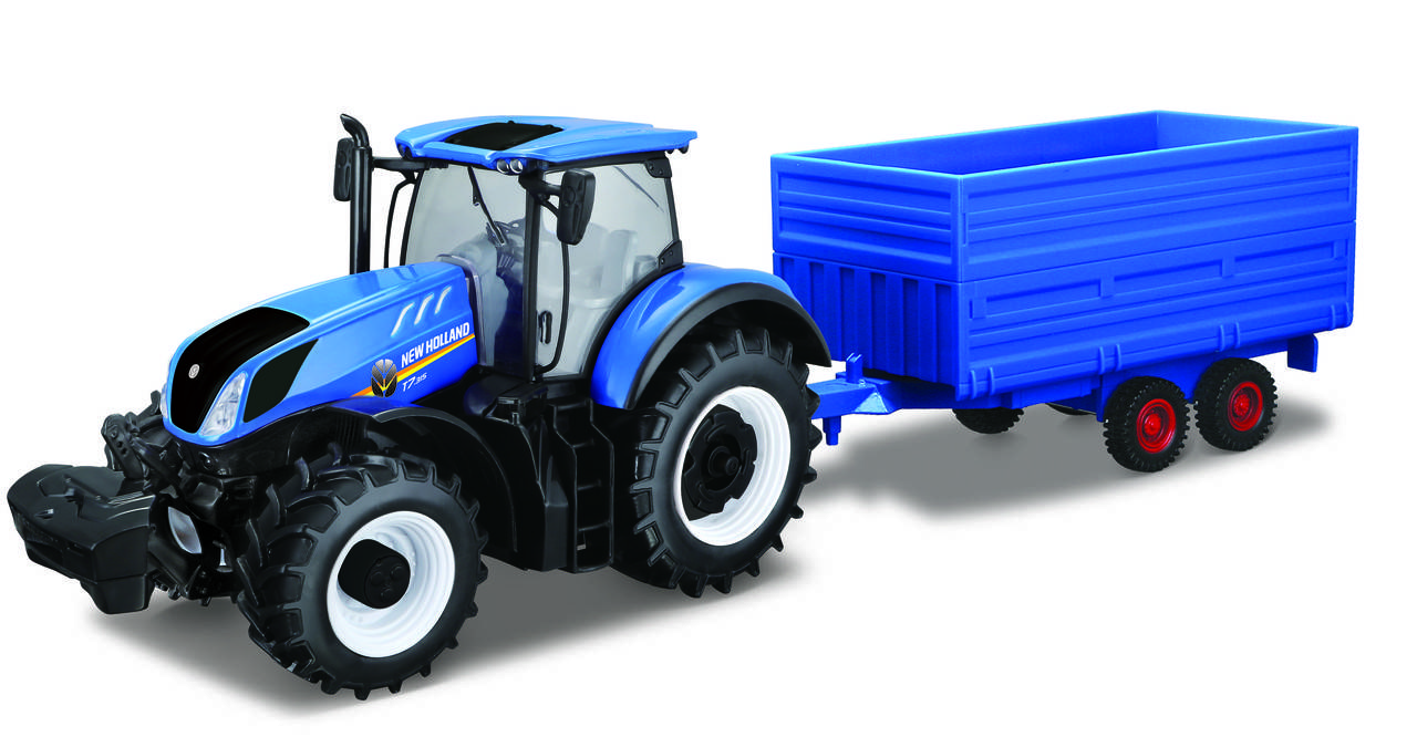 

Автомодель серии Farm - ТРАКТОР NEW HOLLAND с прицепом (18-44067), Синий