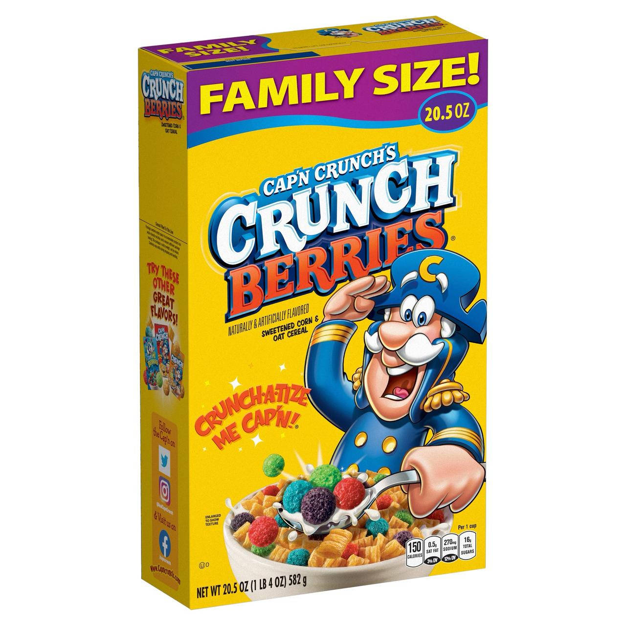 

Фруктовый Сухой завтрак Cap’n Crunch Berries 582g