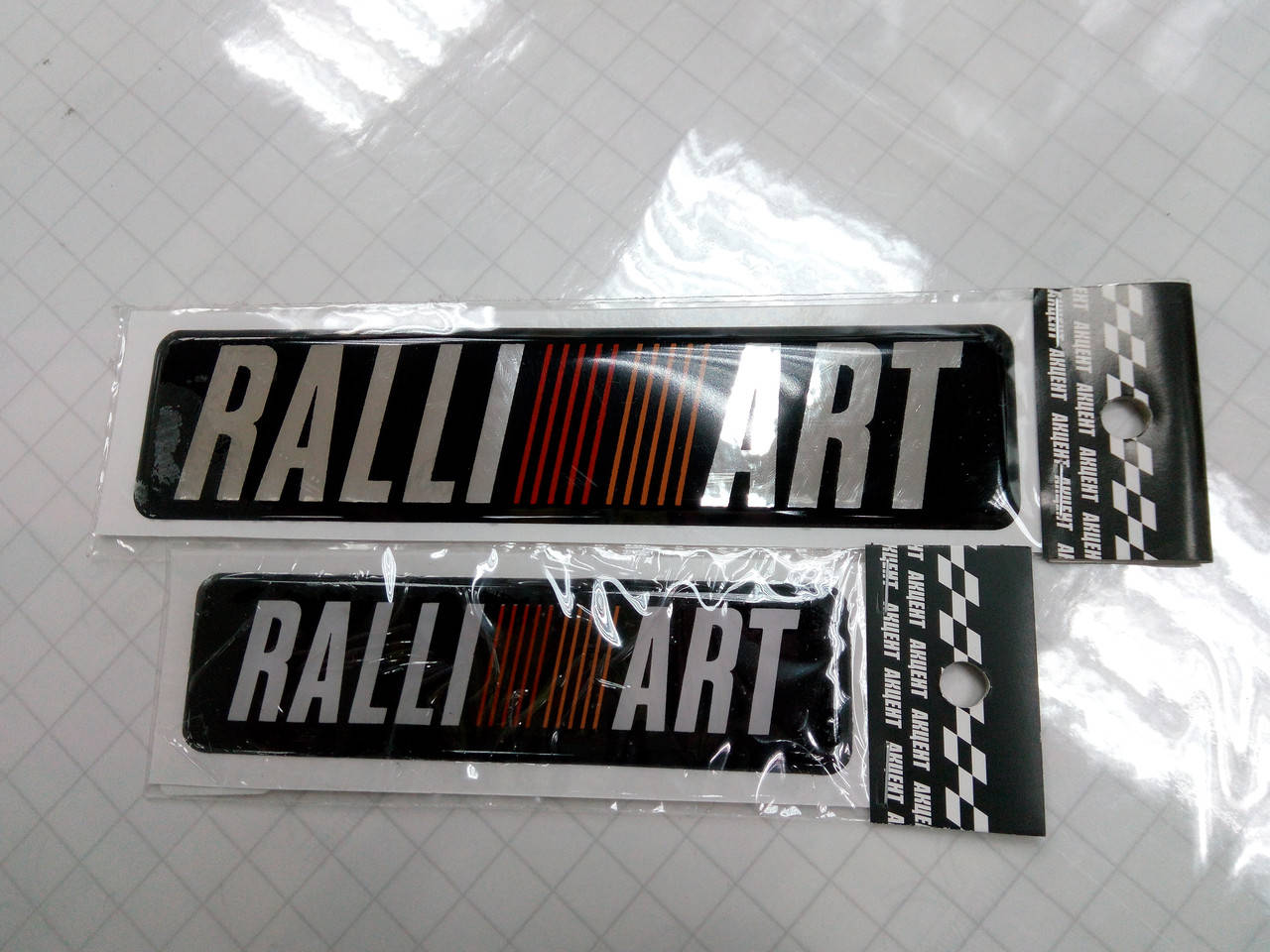 

Силиконовые 3D наклейки RALLI ART 110х30 мм и 150х35 мм