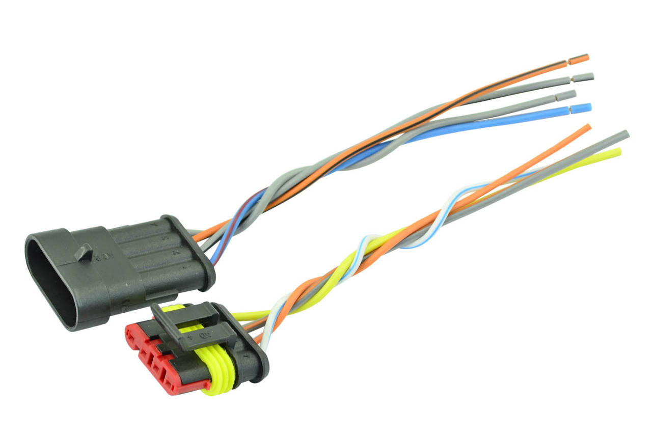 

Разъем с проводом 4-контакт герметичный Украина