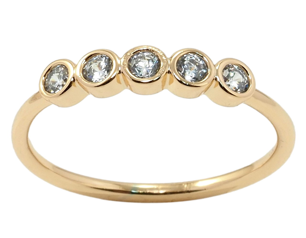 

Кольцо Xuping Позолота 18K "Дорожка кристаллов" р. 18.5,19