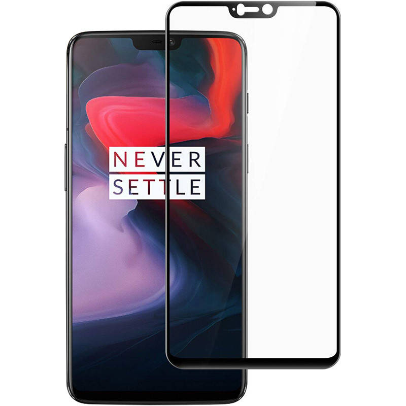 

Защитное стекло Full screen PowerPlant для OnePlus 6 Black, Черный