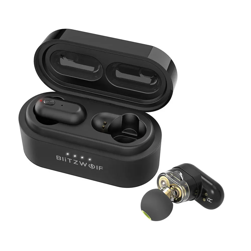 

Беспроводные Bluetooth наушники BlitzWolf BW-FYE7 с двойными динамиками (Черный)