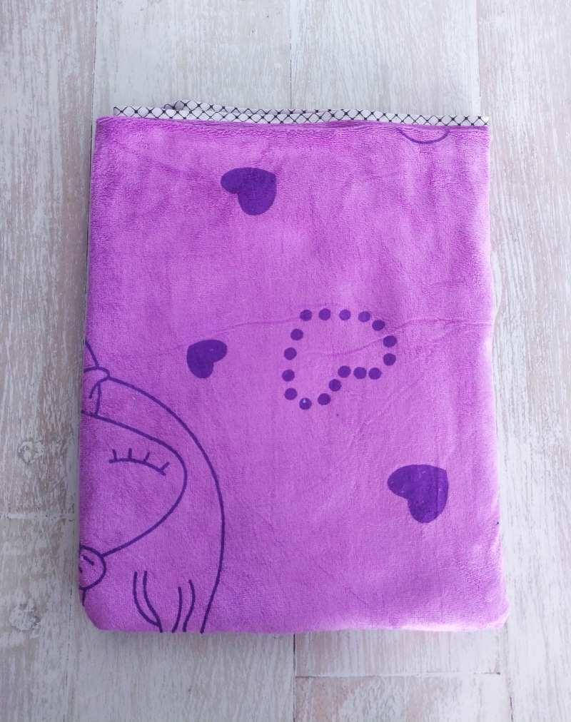 

Полотенце-халат женский Лав Микрофибра премиум 140х75 сиреневый