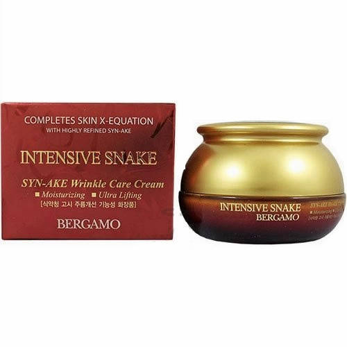 

Крем для лица с пептидом змеиного яда BERGAMO Intensive Snake SYN-AKE Wrinkle Care Cream 50g