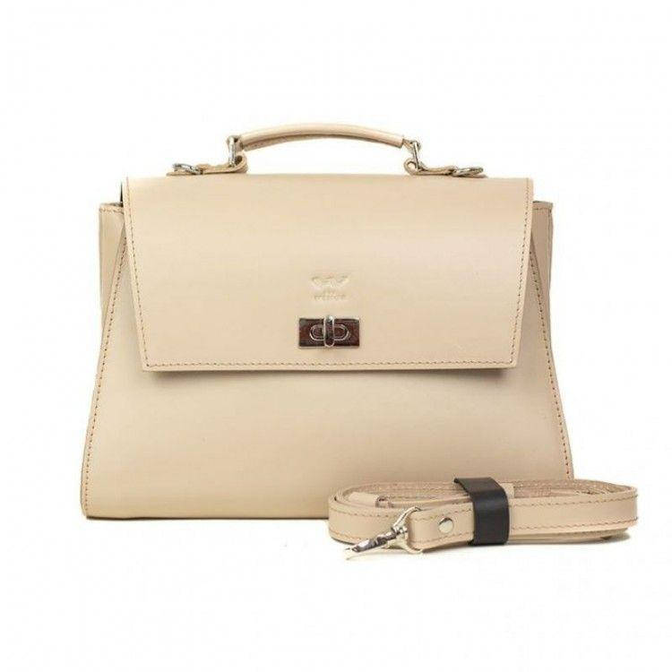 

Бежевая женская кожаная сумка Classic BlankNote арт. TW-Classic-beige-ksr, Бежевый