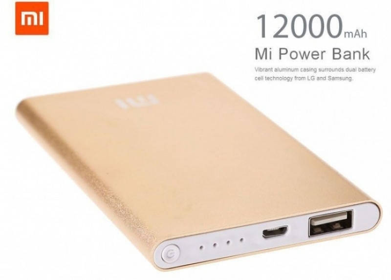 

Power Bank Xiaomi slim портативная зарядка 12000mah replika