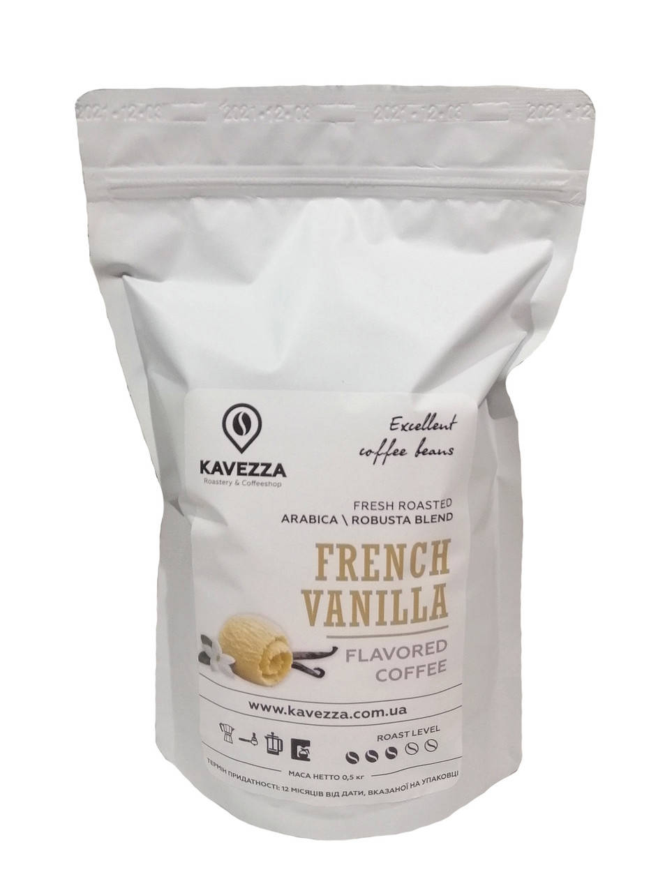 

Кава в зернах ароматизована "Ваніль"(Vanilla), 500 г