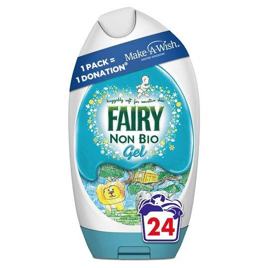 

Гель для прання дитячої білизни Fairy Non-Bio Laundry Washing Gel Detergent, Sensitive Skin - 888 мл.