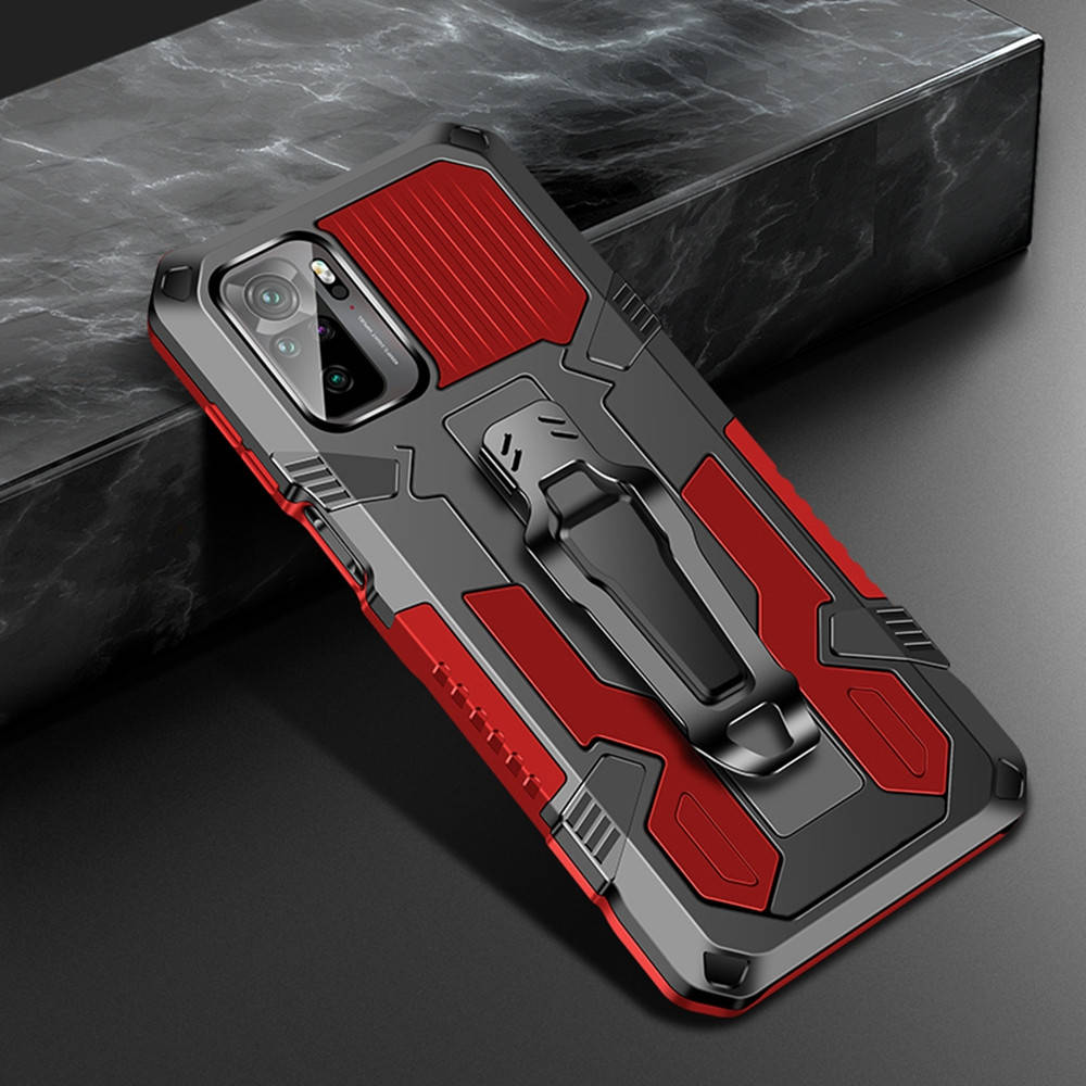 

Защитный чехол Armor TR (трансформер) для Xiaomi Redmi Note 10 Pro Красный