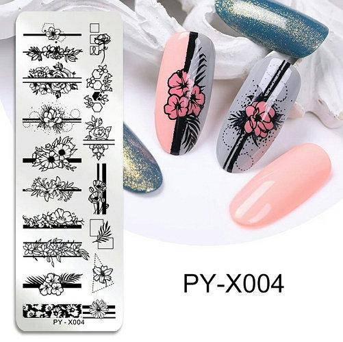 

Пластина для стемпинга PY-X004