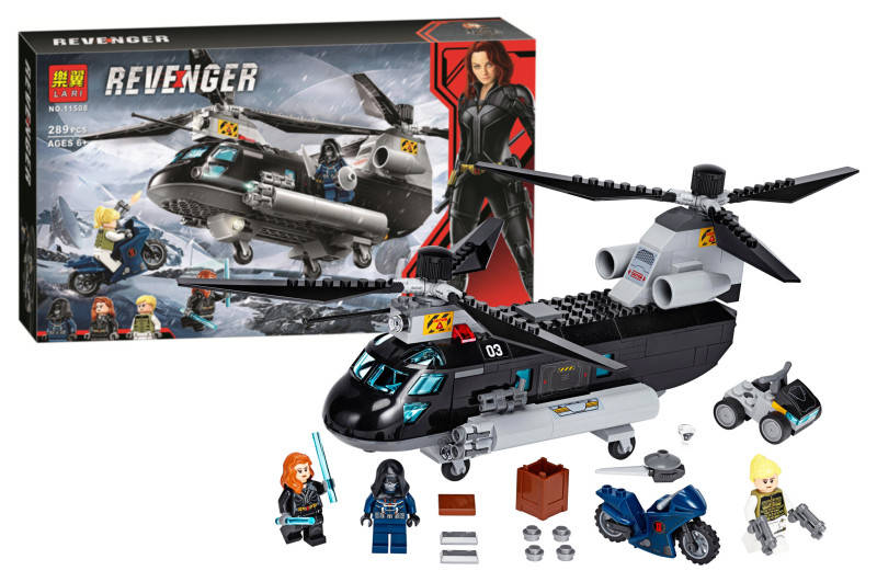 

Конструктор 11508 Marvel Heroes Вертолет Черной вдовы 289 дет, Черный