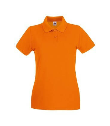

Футболка Поло хлопковая женская - 63030-44 оранжевая S, Оранжевый