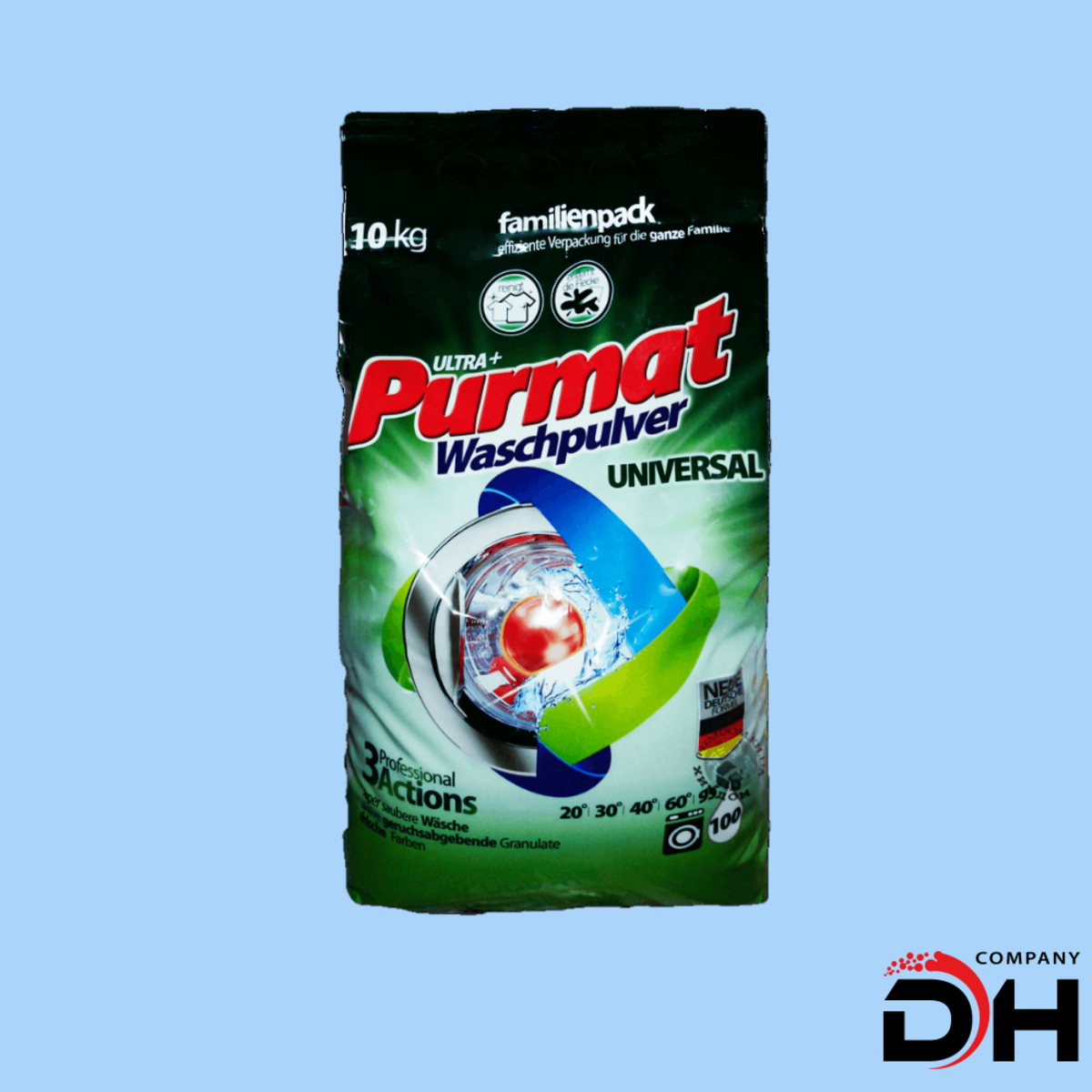 

Порошок для стирки PURMAT Waschpulver 10 кг кг п/е UNIVERSAL (Артикул: 000004561)