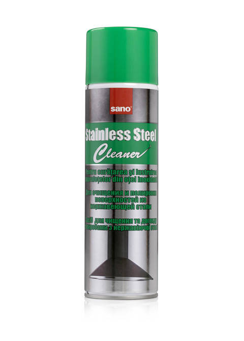 

Средство для ухода за изделиями из нержавеющей стали Sano Stainless Steel Cleaner 475 мл, арт.423499