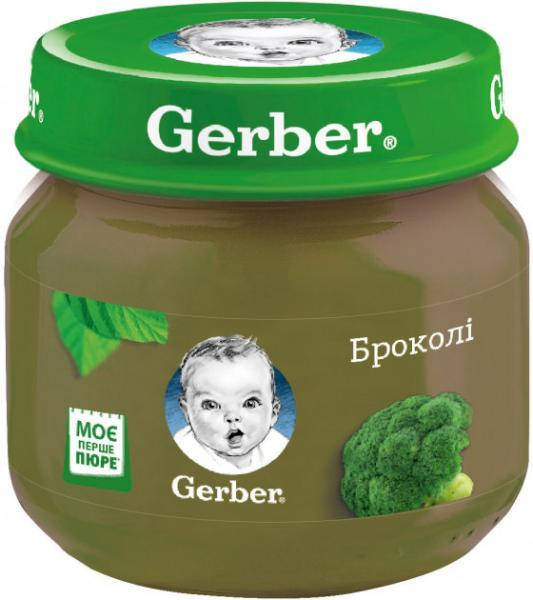 

Gerber Пюре овощное Брокколи 6м+ (80 г)