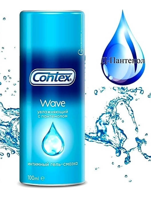 

Интимный гель-смазка contex Wave увлажняющий с пантенолом 100 мл