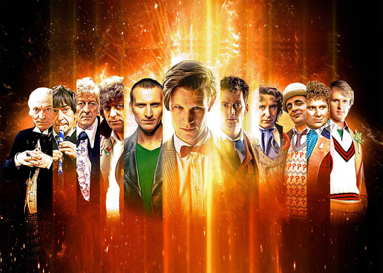 

Фотокартина GeekLand Doctor Who Доктор Кто все 60х40 DW 09.002