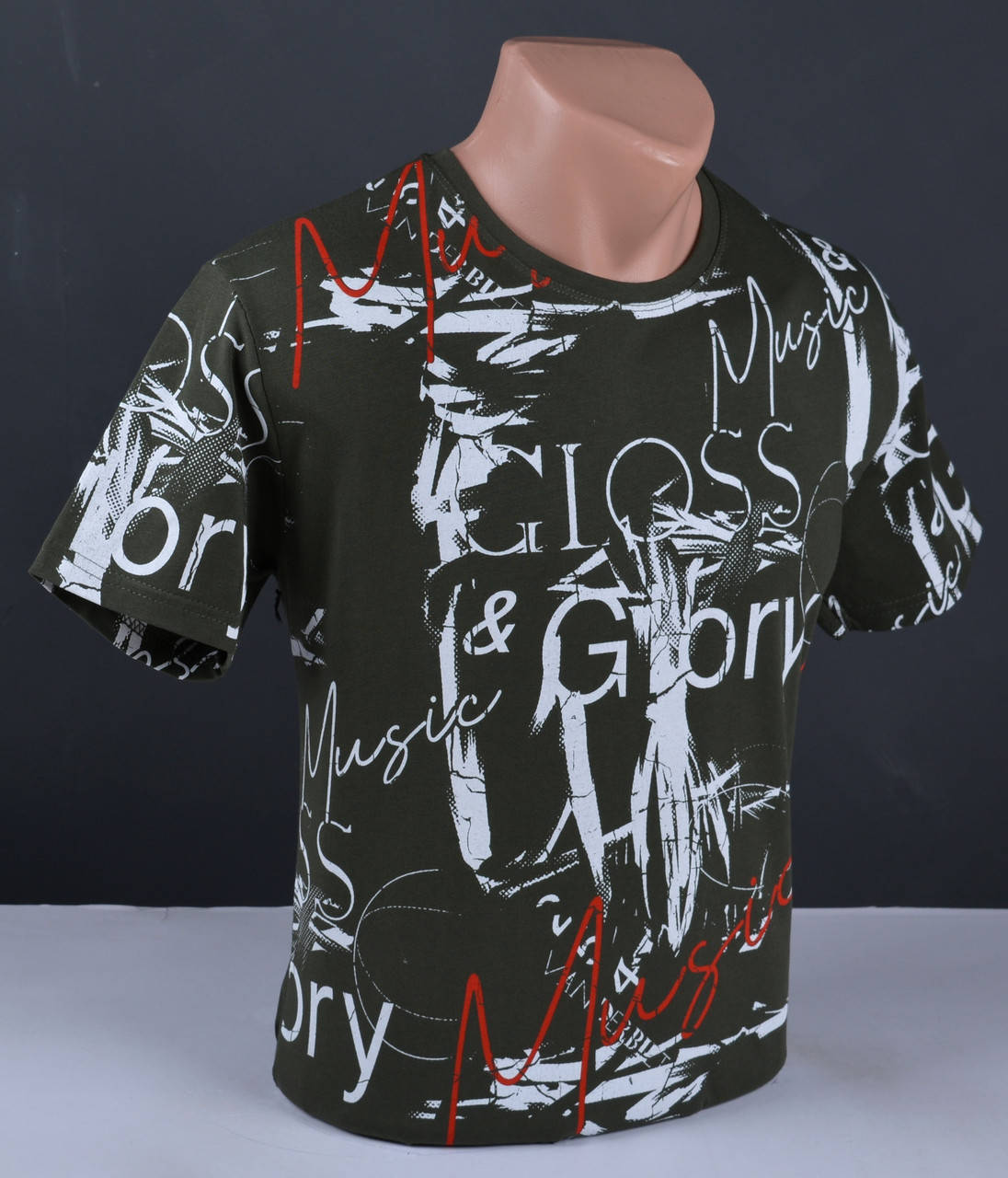 

Мужская футболка Mastiff хаки Турция 4047 2XL