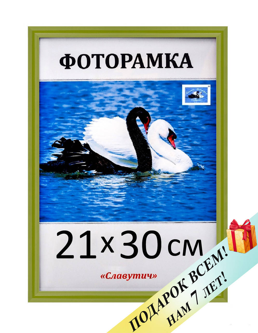 

Фоторамка пластиковая А4 21х30, зеленая. Рамка для фото дипломов сертификатов грамот. Код 1417-56, Зелёный