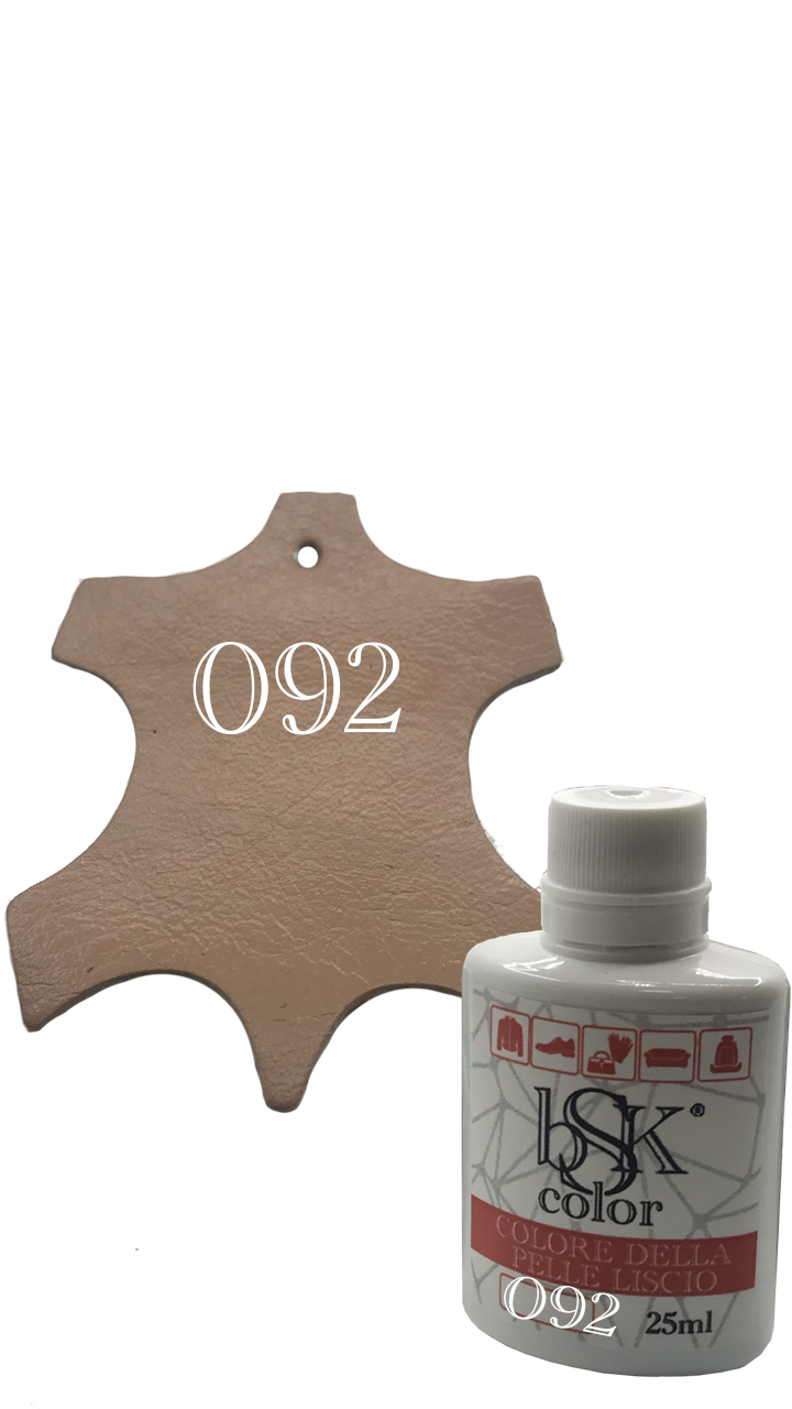 

Краска для гладкой кожи бежево-красный 25ml №092