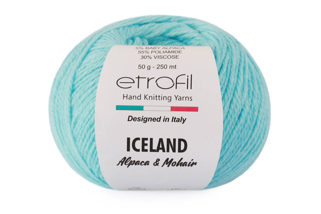 

Etrofil Iceland Kid Mohair, Детский голубой №1014