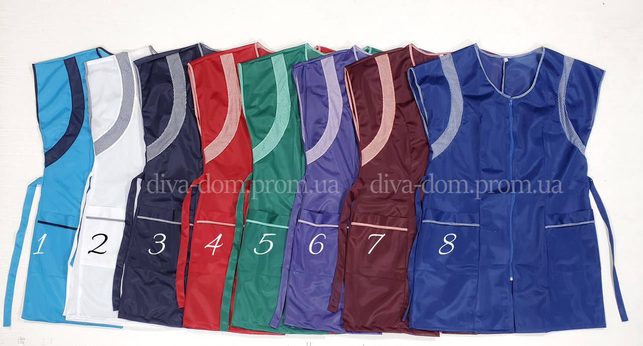 

Халат нейлоновый для продавцов "Змейка" (XL, XXL)