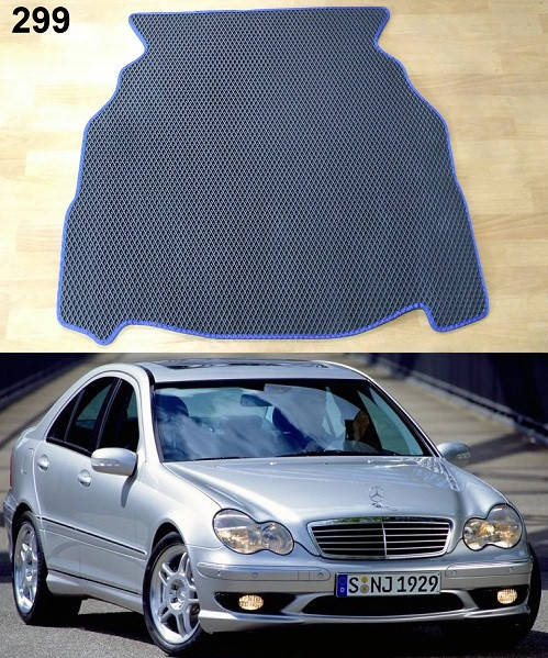 

Коврик ЕВА в багажник Mercedes C-Class W203 '00-07, Черный