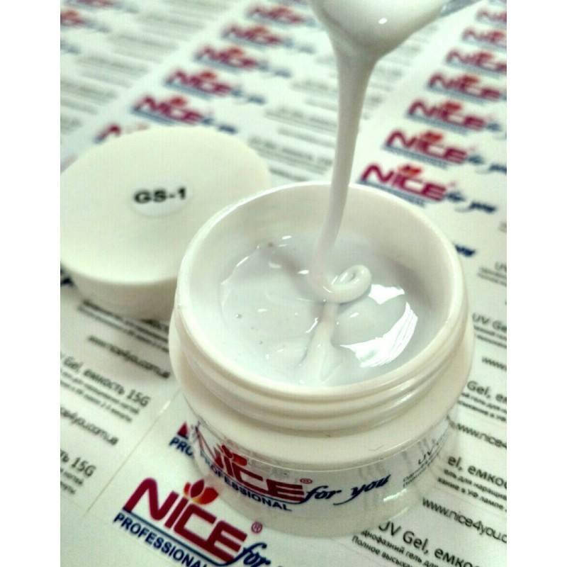 

Гель для наращивания Nice for you (WHITE) белый 30 мл