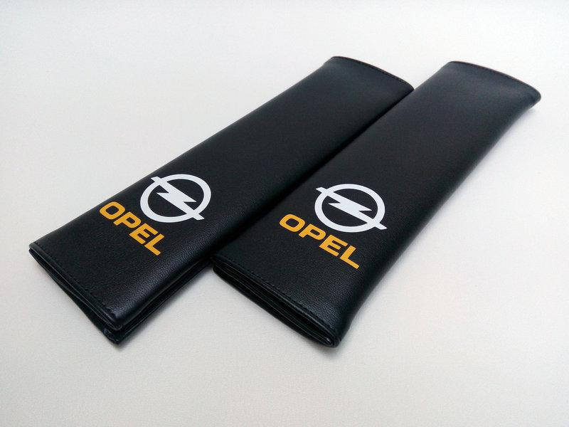 

Подушки накладки на ремень безопасности Opel черные