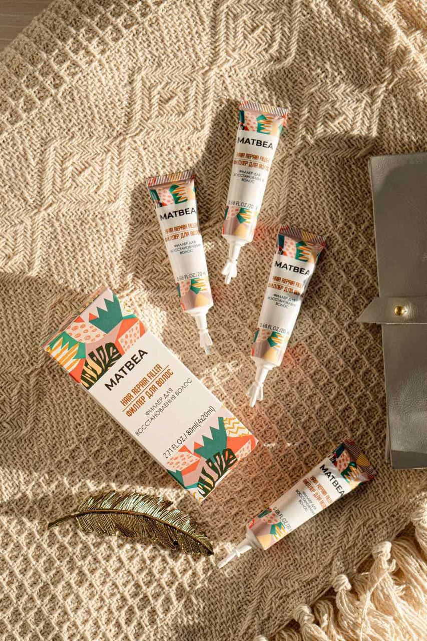 

Филлер для восстановления волос MATBEA, 80 мл (4*20 мл)