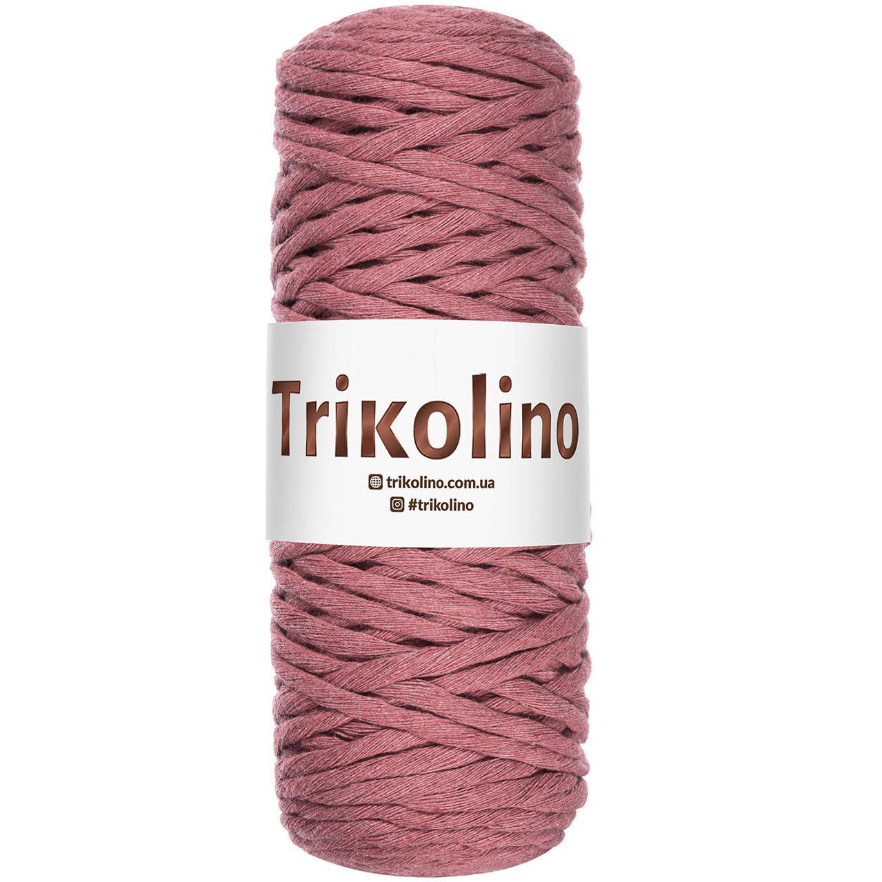 

Хлопковый шнур Макраме Темно-розовый. 250 г,100 м, 3 мм