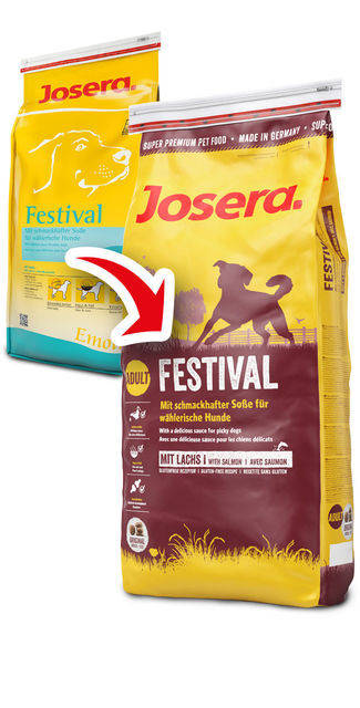 

JoJosera (Йозера) Festival - Корм для привередливых собак (лосось, рис) 15кг